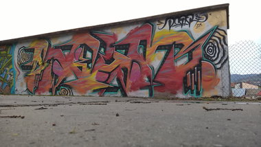 Graffiti Wall in Limanowa - Photo by scar - scar (2017)