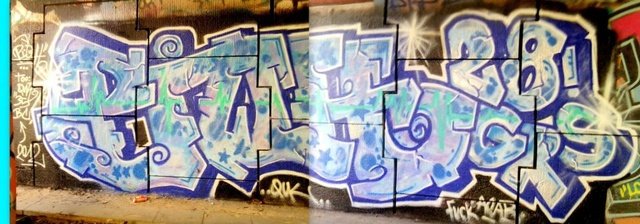 Graffiti Bombing - Photo by schachtratte - PIOH, 28C, GRS (2012)