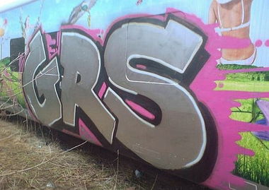 Graffiti Train - Photo by schachtratte - GRS (2012)