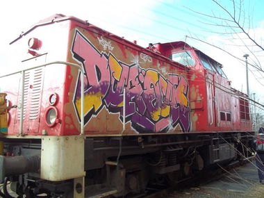 Graffiti Train - Photo by schachtratte