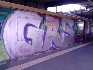 Graffiti Train - Photo by schachtratte - GRS (2011)