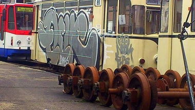 Graffiti Train - Photo by schachtratte - QUK