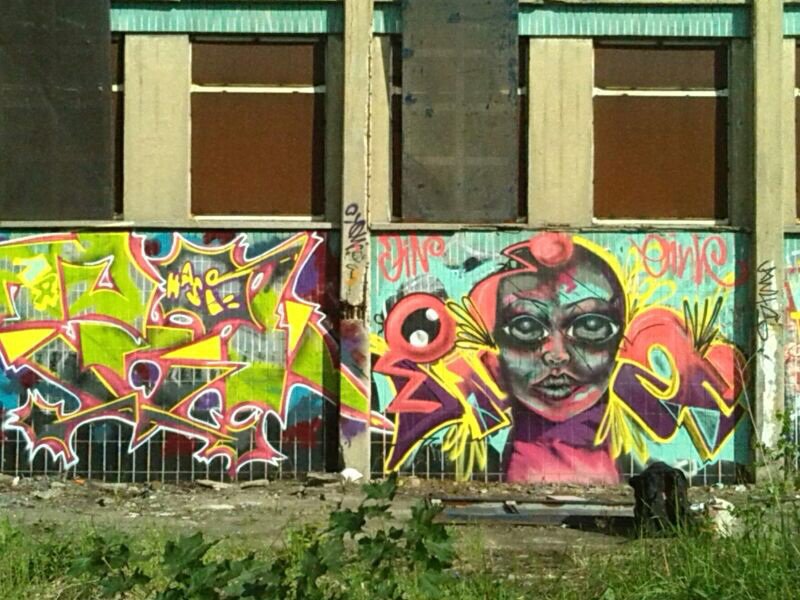 Graffiti Wall - Photo by schachtratte - Oink, Inge, quk