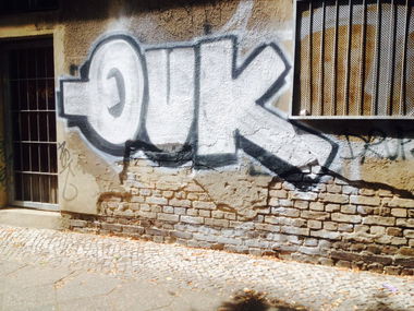 Graffiti Bombing - Photo by schachtratte - Quk, Floe, Nook