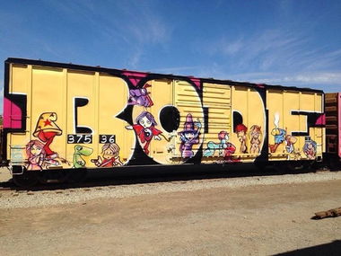 Graffiti Bombing - Photo by schachtratte - Bode