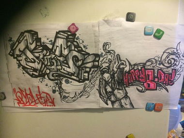 Graffiti Sketch - Photo by schachtratte - Pool, floe, 28