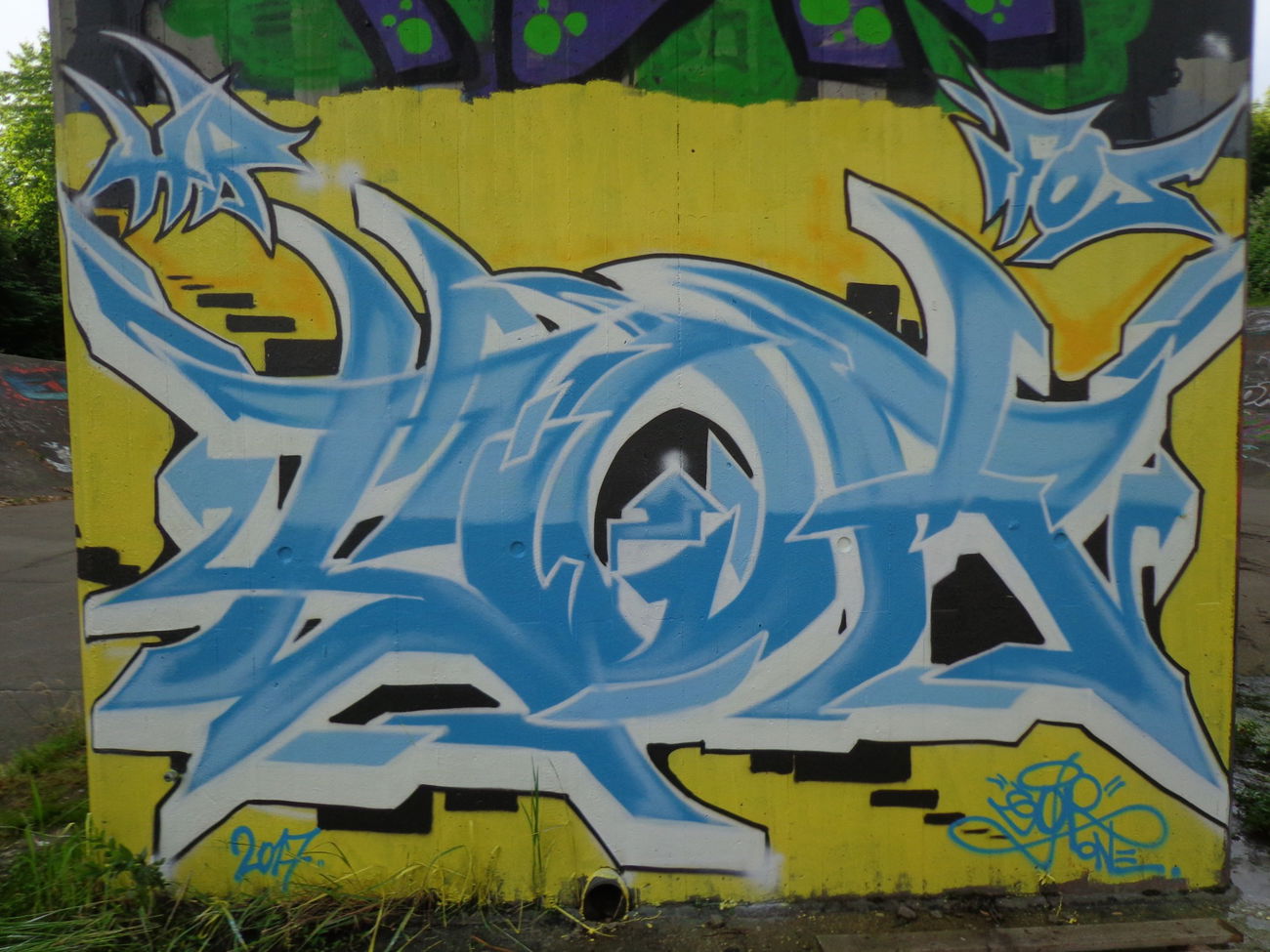 Graffiti Wall - Photo by schippmann (2017)