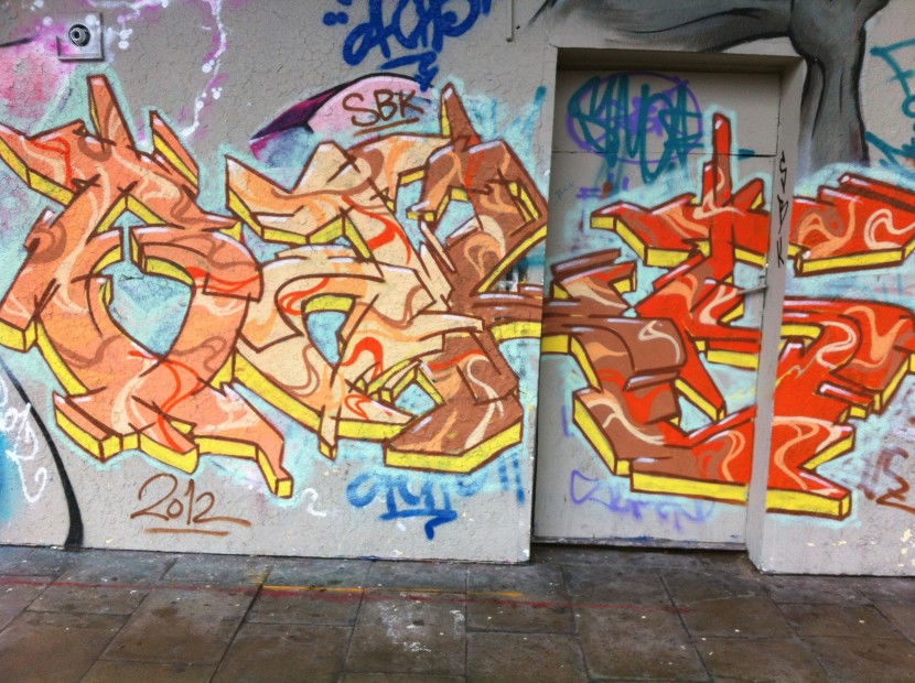 Graffiti in Weiden - Photo by schmierfink - baks, sbk, weiden (2012)