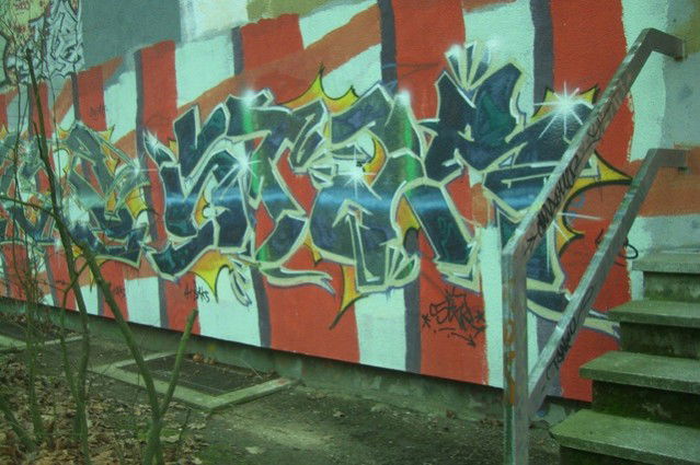 Graffiti in Weiden - Photo by schmierfink - star, rip, kos (2008)