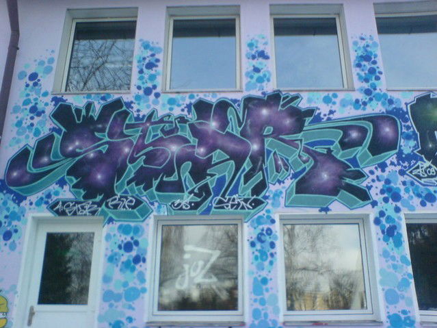 Graffiti in Weiden - Photo by schmierfink - star, rip, star (2009)