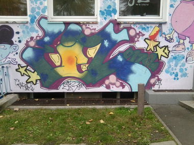 Graffiti in Weiden - Photo by schmierfink - eiz, one, eis (2009)