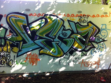 Graffiti in Weiden - Photo by schmierfink - vega, juz, weiden (2013)