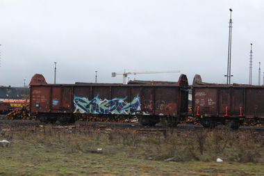 Graffiti in Weiden - Photo by schmierfink - caugh, dmb, 64ers (2012)