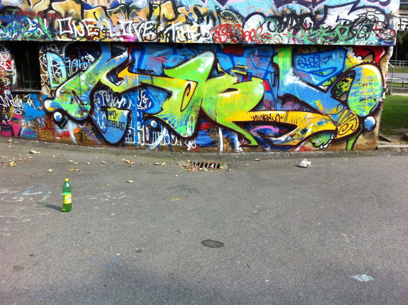 Graffiti in Weiden - Photo by schmierfink - dawg, morph, juz