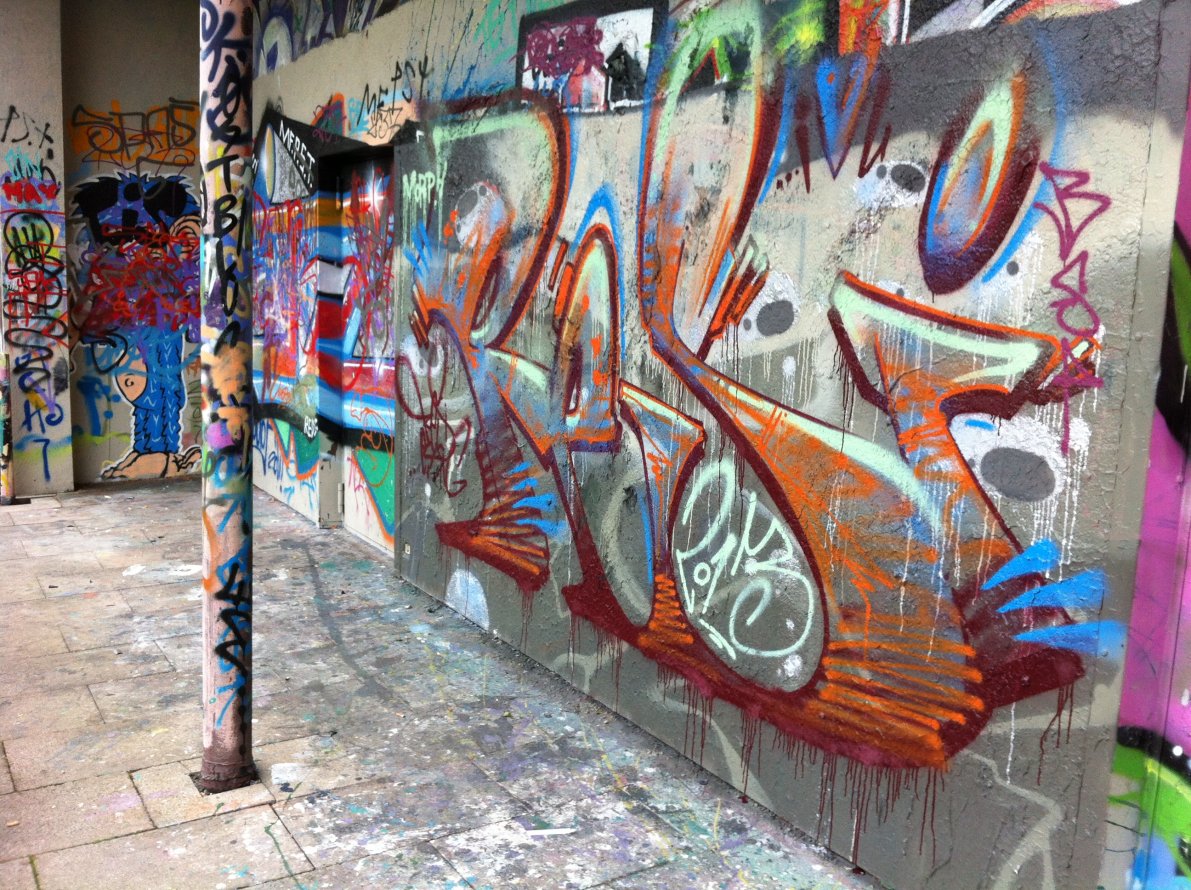 Graffiti in Weiden - Photo by schmierfink - morph, resi, bsp (2013)