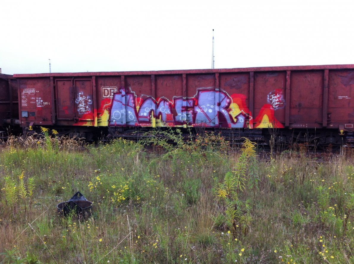 Graffiti in Weiden - Photo by schmierfink - fr8, imer, weiden