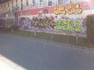 Graffiti in Weiden - Photo by schmierfink - mor, morph, zems (2014)