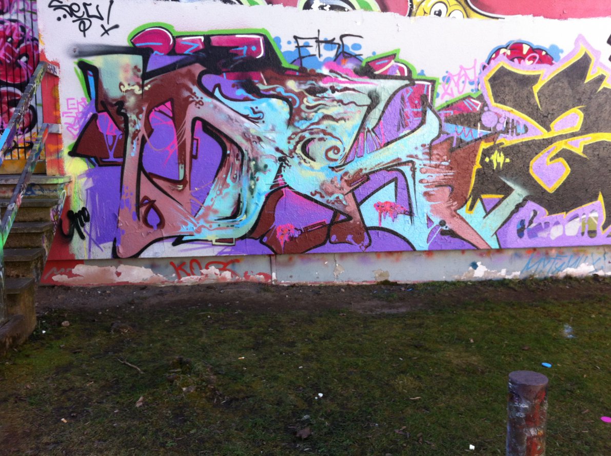 Graffiti in Weiden - Photo by schmierfink - mor, morph, ekc (2014)