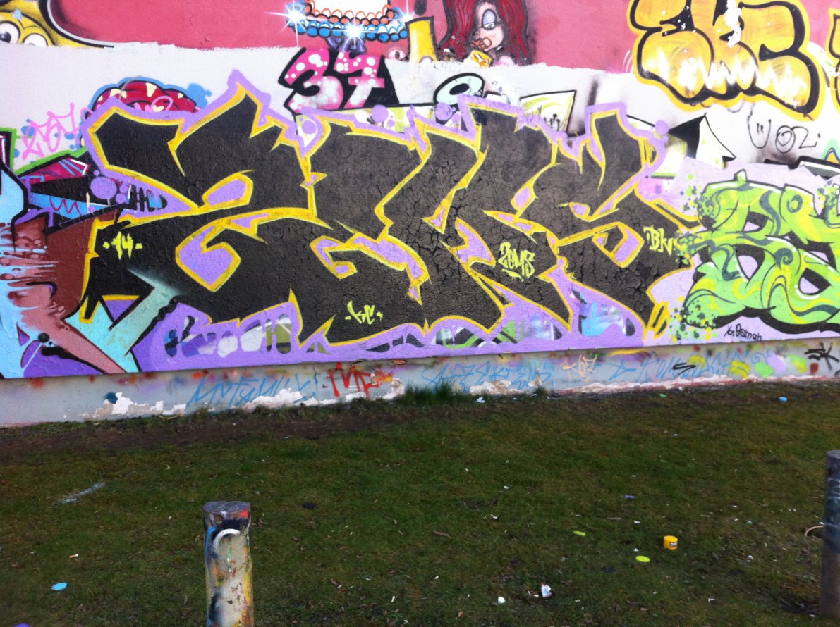 Graffiti in Weiden - Photo by schmierfink - zems, bk, kc (2014)