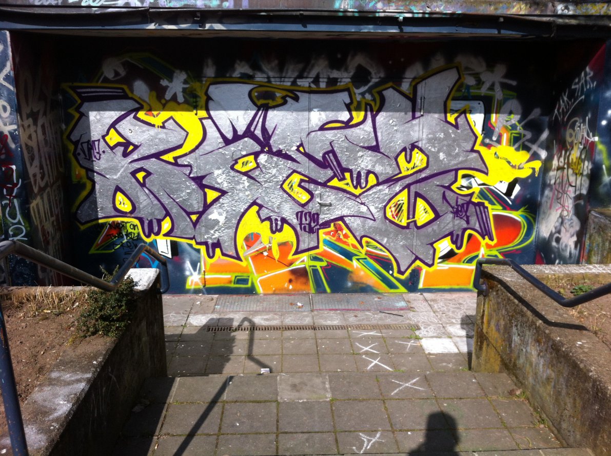 Graffiti in Weiden - Photo by schmierfink - kiez, weiden, juz (2014)