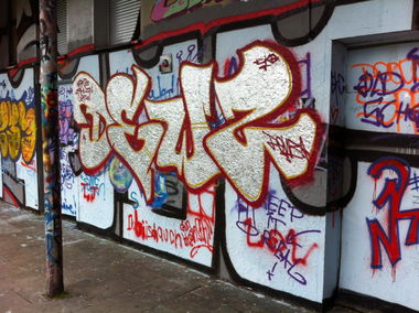 Graffiti in Weiden - Photo by schmierfink - dewz, ekc, sak (2014)