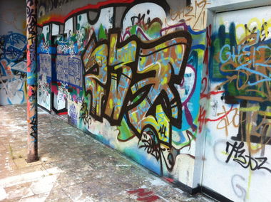 Graffiti in Weiden - Photo by schmierfink - 237, sak, kush (2014)