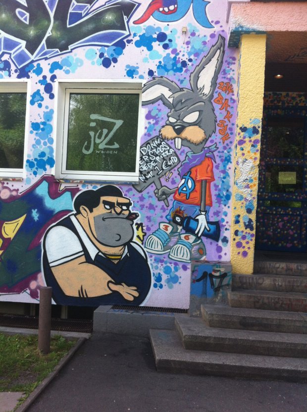 Graffiti in Weiden - Photo by schmierfink - bak, baks, ekc (2014)