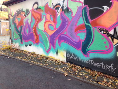 Graffiti Photo by schmierfink - bokeh, bayreuth, hall (2015)