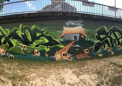 Graffiti Wall - Photo by schmierfink - manos, spar, 865 (2018)