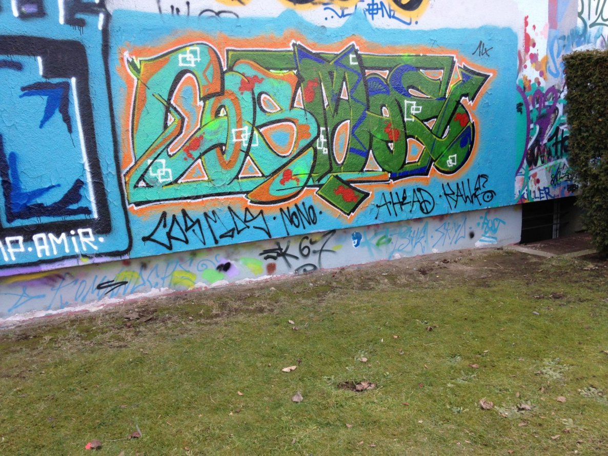 Graffiti in Weiden i.d.OPf - Photo by schmierfink - weiden, juz, legal (2014)