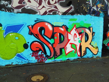 Graffiti Wall - Photo by schmierfink - spar, 865, bayreuth (2016)