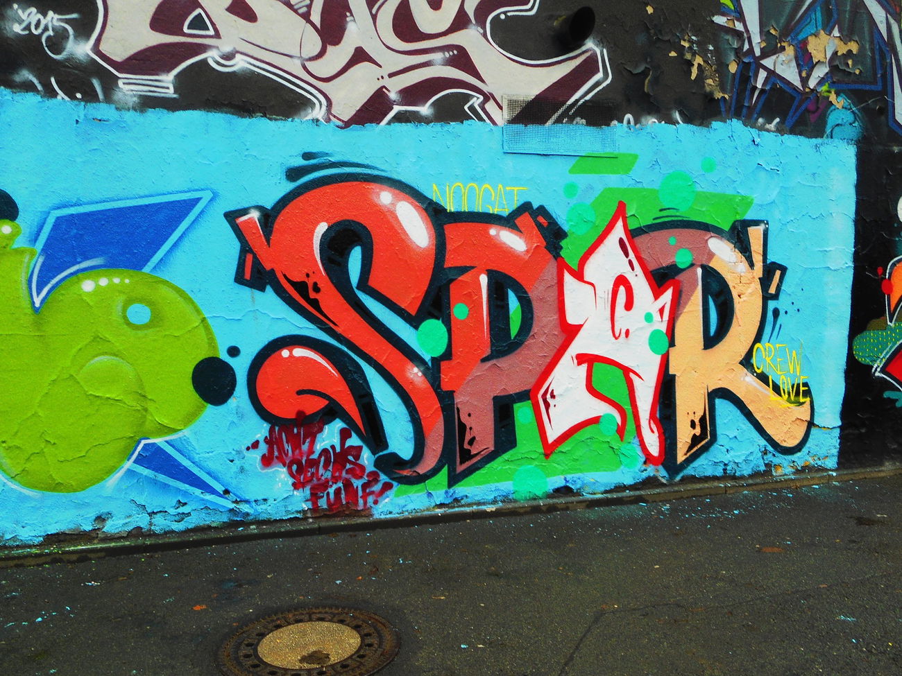 Graffiti Wall - Photo by schmierfink - spar, 865, bayreuth (2016)