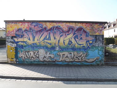 Graffiti Wall - Photo by schmierfink - honig, bayreuth, legal (1999)
