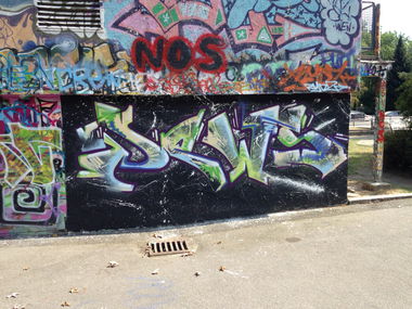 Graffiti in Deutschland - Photo by schmierfink - dews, hall, juz (2015)