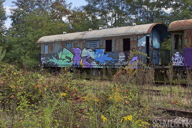 Graffiti Train - Photo by schmierfink1 - lostplace, eat