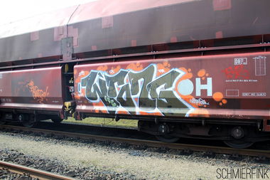 Graffiti Train - Photo by schmierfink1 - güter