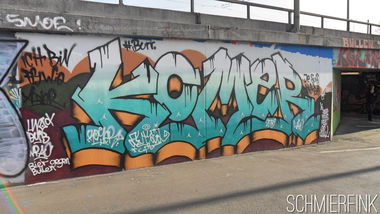 Graffiti Wall - Photo by schmierfink1 - legal, frankfurt