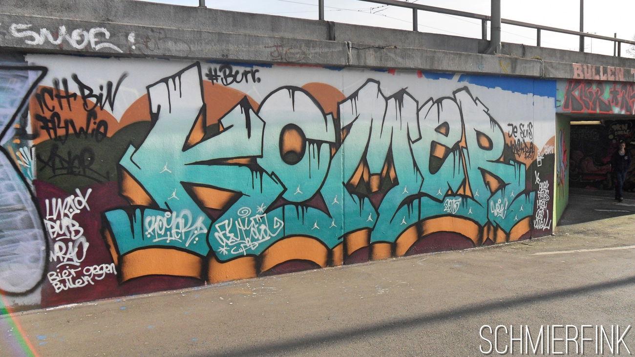 Graffiti Wall - Photo by schmierfink1 - legal, frankfurt
