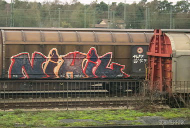 Graffiti Train - Photo by schmierfink1 - mannheim, fr8, güter