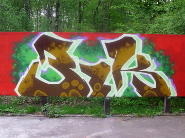 Graffiti Wall in Hamburg - Photo by schmierfinken - ARUS, BZUK, HUCK