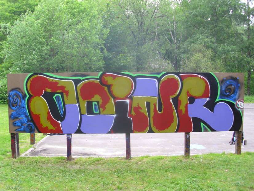 Graffiti Wall - Photo by schmierfinken - ARUS, JOINR, ZIRKUS