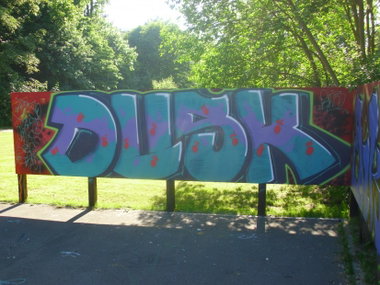 Graffiti Wall - Photo by schmierfinken - DUSK, HUCK, ZIRKUS