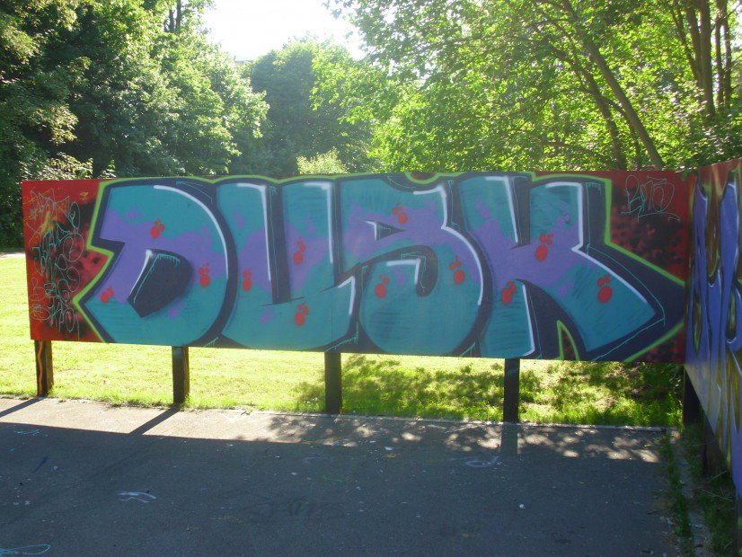 Graffiti Wall - Photo by schmierfinken - DUSK, HUCK, ZIRKUS