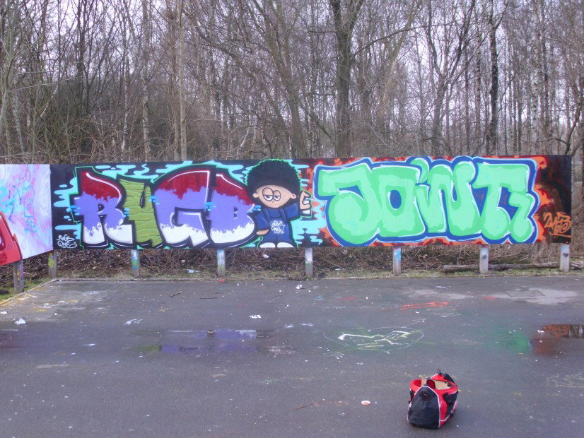 Graffiti Wall - Photo by schmierfinken - RUGB, JOINT, HUCK
