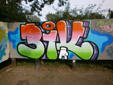 Graffiti Wall in Heard Island and McDonald Islands - Photo by schmierfinken