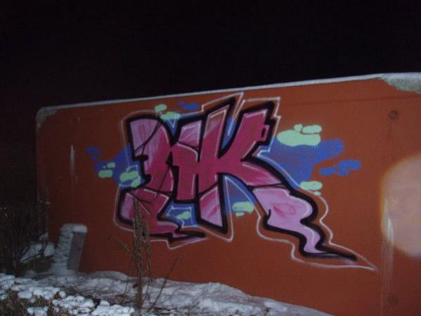Graffiti Bombing - Photo by schmierfinken - RUKES, ZIRKUS, DUSK