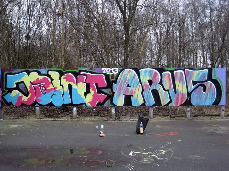 Graffiti Wall - Photo by schmierfinken - JOINR, DUSK, BZUK