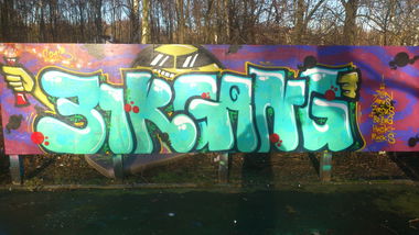 Graffiti Wall - Photo by schmierfinken - JOIN, ARUS, ZIRKUS (2013)