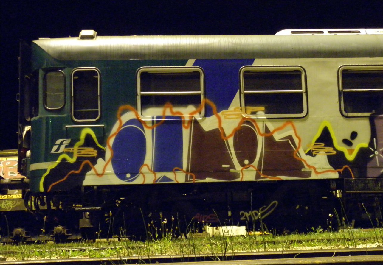 Graffiti Train in Granigo - Photo by schmutzig (2013)