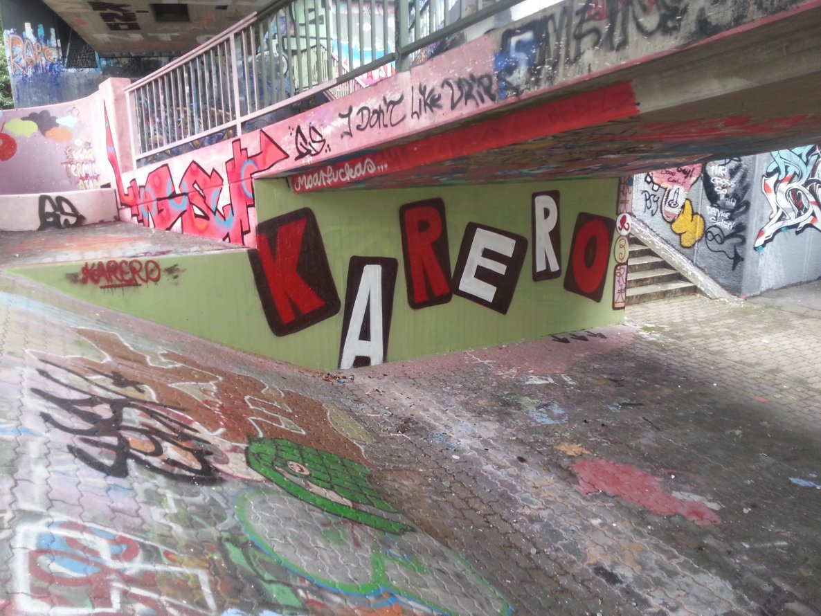 Graffiti Wall - Photo by schneiderspee - Kare, Karero, Karlsruhe